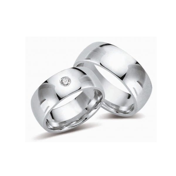 Juwelier Haan Fides Kollektion Silber Trauringe - FG006