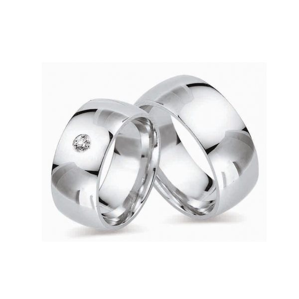 Juwelier Haan Fides Kollektion Silber Trauringe - FG007