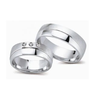 Juwelier Haan Fides Kollektion Silber Trauringe - FG054